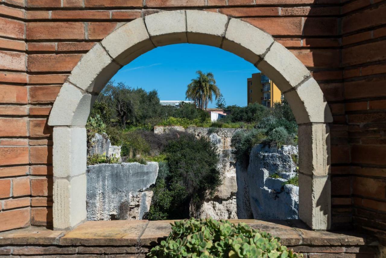 La Latomia Villa Nei Pressi Del Teatro Greco Szirakúza Kültér fotó